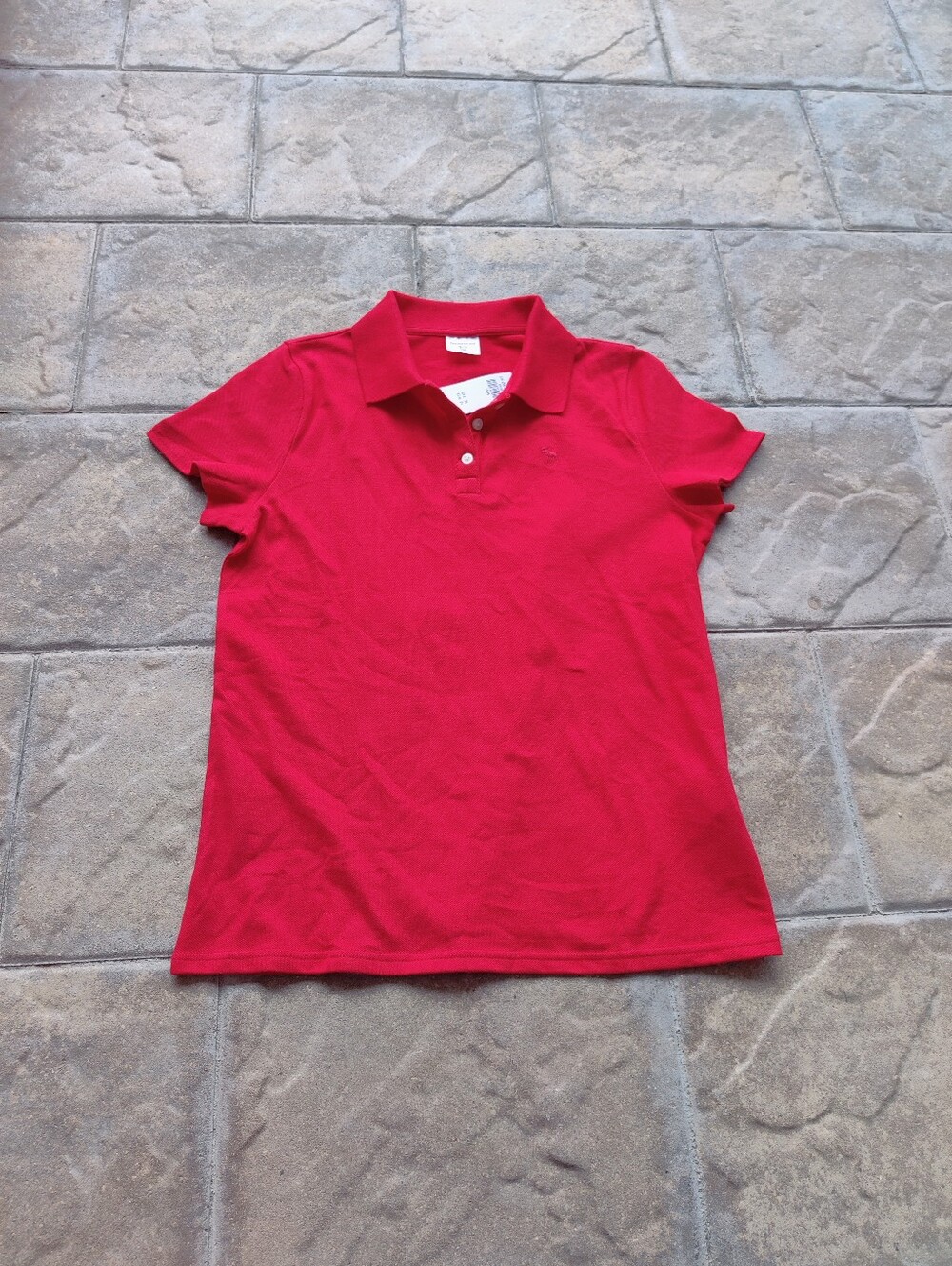 abercrombie kids red polo shirt 15/16